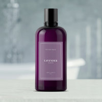 Moderne witte rand bewerkbaar kleurenetiket