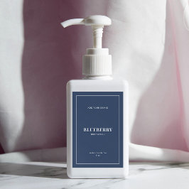 Moderne witte rand bewerkbaar kleurenetiket wijn etiket