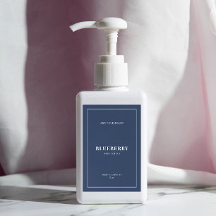 Moderne witte rand bewerkbaar kleurenetiket wijn etiket