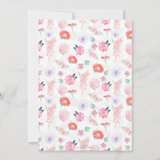 Moderne witte roze tuin (Achterkant)