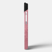 Moderne witte rozenzwarte driehoek Case-Mate iPhone case (Achterkant / Links)