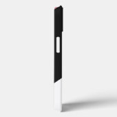 Moderne witte rozenzwarte driehoek Case-Mate iPhone case (Achterkant / Rechts)