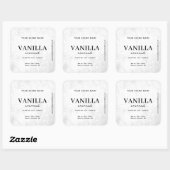 Moderne Witte Rustieke Label (Vel)