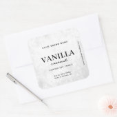 Moderne Witte Rustieke Label (Envelop)