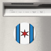 Moderne witte schildmagneet magneet (Insitu (Vaatwasser))