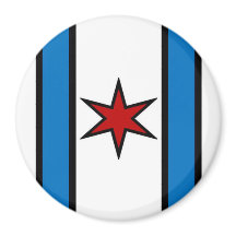 Moderne witte schildmagneet