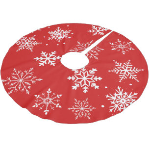 Moderne Witte Sneeuwvlokken  Kerstboom Rok