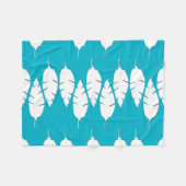 Moderne witte veren fleece deken (Voorkant (Horizontaal))