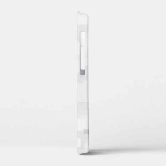Moderne Witte Vierkante Patroon Case-Mate iPhone Case (Achterkant / Links)