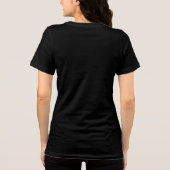 Moderne witte wilde Logo Tri-Blend Shirt (Achterkant)