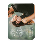 Moderne witte zirls | Aangepaste foto slaat de dat Magneet (Verticaal)