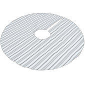 Moderne witte zwarte strepen patroon kerstboom rok (Gekanteld)