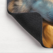 Moderne Wolf Close-up Muismat (Hoek)