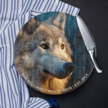 Moderne Wolf Lover gepersonaliseerd