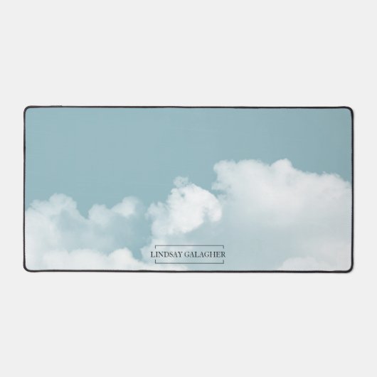 Moderne wolken lucht bureaumat (Voorkant)