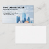 Moderne wolkenkrabber gebouwen | binnenstad visitekaartje (Voorkant / Achterkant)