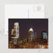 Moderne wolkenkrabbers in het centrum van Philadel Briefkaart (Voorkant / Achterkant)