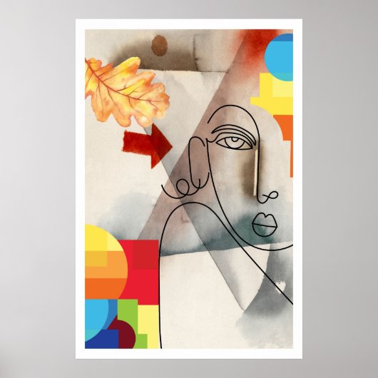 moderne Woman Wall Art Decor Poster (Voorkant)