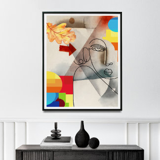 moderne Woman Wall Art Decor Poster