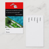 Moderne woning met pool vastgoed visitekaartje (Voorkant / Achterkant)