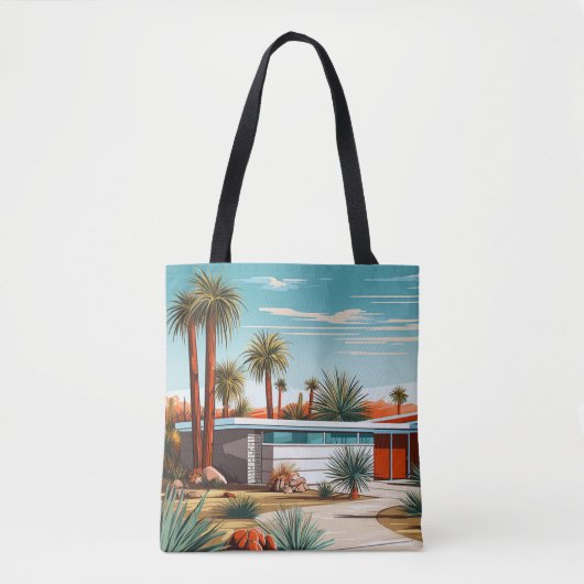 Moderne woning uit het midden van de eeuw #239 tote bag (Voorkant)