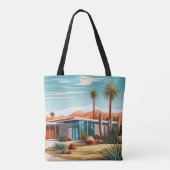Moderne woning uit het midden van de eeuw #239 tote bag (Achterkant)