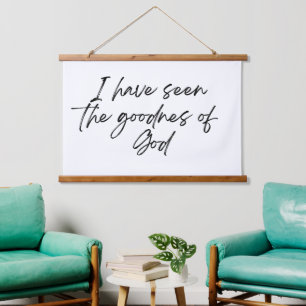 Moderne Wooden Wall Tapestry Hangend Wandkleed