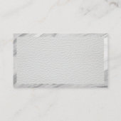 Moderne woonkamer | Lederen stijl look Visitekaartje (Achterkant)