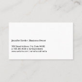 Moderne Woonkamer | Schoonmaakpictogrammen Visitekaartje (Achterkant)