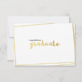 Moderne Woorden in de vorm van een witboek en goud Kaart (Achterkant)