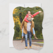 Moderne Wow Ring Foto Vrijgezellenfeest Kaart (Achterkant)