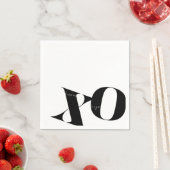 Moderne X en O servetten (Insitu)