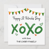 Moderne XOXO Happy St Patricks Day (Voorkant)