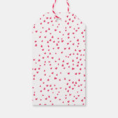 Moderne XOXO Hot Pink Valentijnsdag Cadeaulabel (Achterkant)