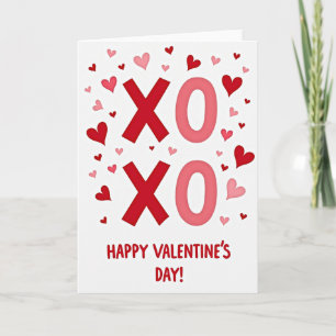 Moderne Xoxo Valentijnsdag Kaart