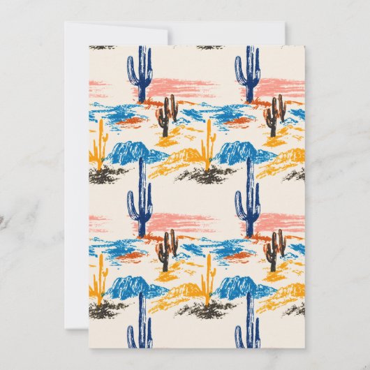 Moderne Yeehaw Cowgirl 40e verjaardagsfeestje Kaart (Achterkant)