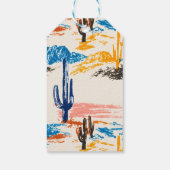 Moderne Yeehaw Cowgirl Verjaardagsfeest Dank u Cadeaulabel (Achterkant)