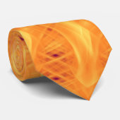 Moderne Yellow Wedding Stropdas (Opgerold)