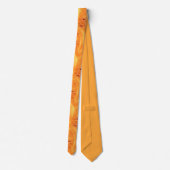 Moderne Yellow Wedding Stropdas (Achterkant)