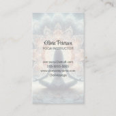 Moderne Yoga Docent Mandala Yogi Meisje Visitekaartje (Voorkant)