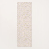 Moderne Yoga Meisje Monogram Gouden Glitter Blush  Yogamat (Achterkant)