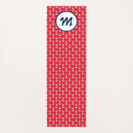 Moderne Yoga Nautilusankers Monogram Roze Blauw Yogamat