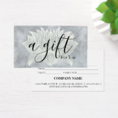 Moderne Yoga Studio Instructor Cadeaubon Visitekaartje (Bureau)