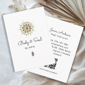 Moderne yogamassage Wellness QR Code Visitekaartje