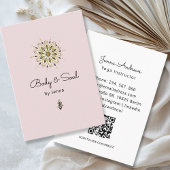 Moderne yogamassage Wellness QR Code Visitekaartje