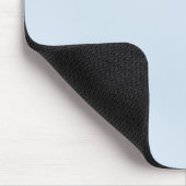 Moderne zachte blauwe monogram beginletters gepers muismat (Hoek)