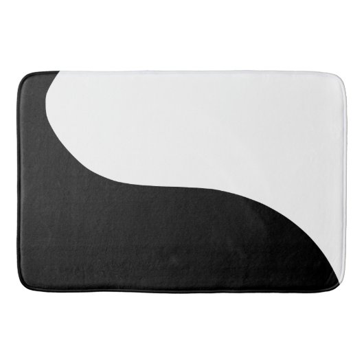 Moderne zachte golf badmat (Voorkant)