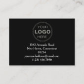 Moderne zachte witte QR-code foto sociale media pi Visitekaartje (Achterkant)