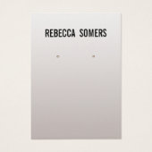 Moderne Zachte Zilveren Veroorzitting Kaart (Voorkant)