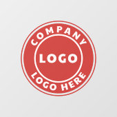 Moderne Zakelijk Logo Bedrijfslogo Raamsticker (Vel)